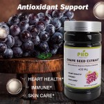 GMP Certified Premium Antioxidant Grape Seed Extract Capsules 95% Proanthocyanidins Skin Heart Health Support Adult Beauty