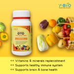 Aily 120-Tab Immune Support Herbal Supplement Turmeric K Zinc Adult Improve Bone Strength Not Suitable for Pregnant Women