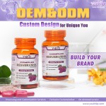 Private Label Resveratrol Hydrolyzed Collagen Hyaluronic Acid Antioxidant Herbal Supplement Capsules for Adult Health