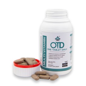 Youth Brand Private Label Organic Multivitamin Supplement Adult Vitamin B C D E Zinc 120 Tablets/Bottle Take 2 Daily