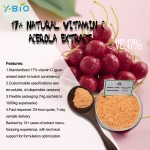HPLC Verified Food Grade Acerola Cherry Extract Powder 17% Vitamin C Natural Antioxidant Solvent Extract Dietary Supplement