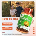 Youth Bulk Supply Fenugreek (Trigonella Foenum-Graecum) Extract 20:1 1000mg Capsules for Adult Use - Metabolism Support Antioxidant