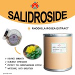 Food Grade 3% Salidroside Rhodiola Rosea Extract Herbal Powder Cosmetics Dietary Supplement Vacuum Packed Barrel Jar 1kg