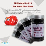 Youth 60 Capsules Coenzyme Q10 (30mg) Heart Support Formula Niacin Red Yeast Rice Extract Antioxidant Immune Support Dietary
