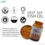 Premium 120pc Fish Oil Softgel Capsules Enteric Coated 18% EPA/12% DHA Antioxidant Support Heart Cognitive Health Adult ODM