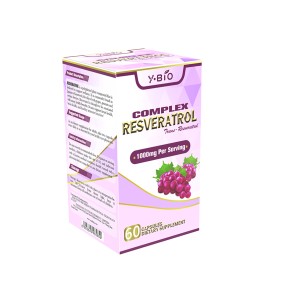 Original Manufacturer Supply Resveratrol Quercetin Black Pepper Extract Adult Antioxidant Capsules 60 Capsules/Bottle