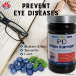 Aladdin Adult Bilberry Lutein Zeaxanthin Softgel Capsules Bulk Supply Vision Care Reduce Eye Strain Health Support 90