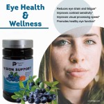 Aladdin Bilberry Lutein Herbal Eye Brain Health Supplement 90 Count Softgel Capsules Support Adult Youth