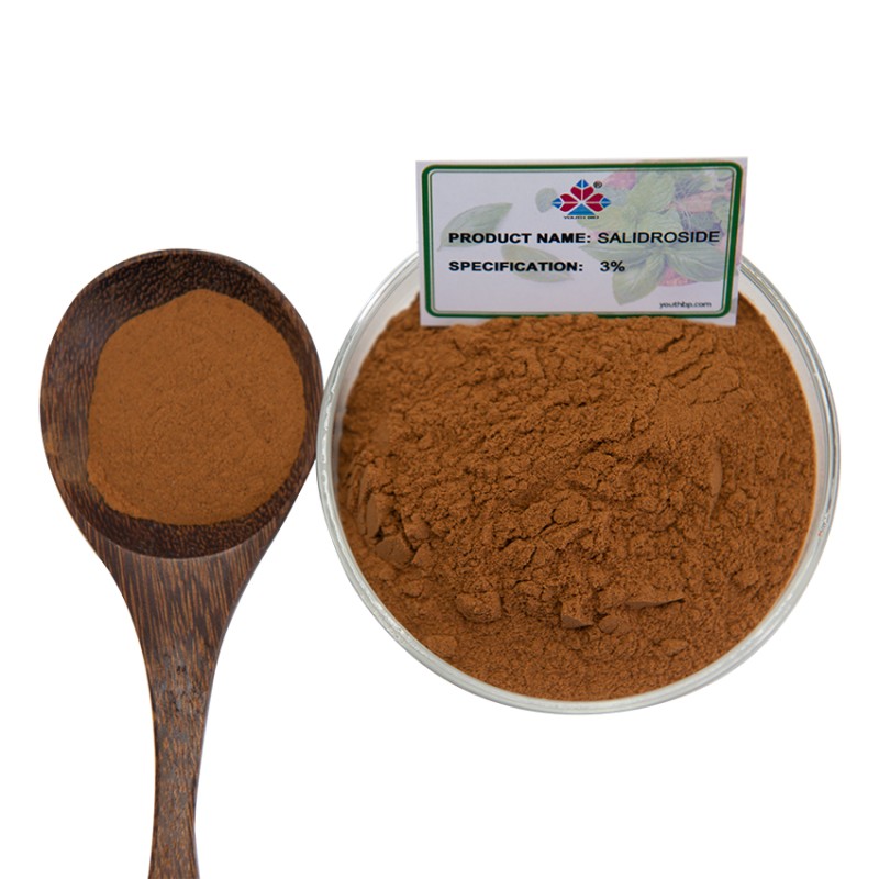 Food Grade 3% Salidroside Rhodiola Rosea Extract Herbal Powder Cosmetics Dietary Supplement Vacuum Packed Barrel Jar 1kg