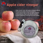 Organic Fermented Apple Cider Vinegar Powder Food Grade Rich in Acetic Acid Enzyme Natural Herbal Extract Vacuum Packed 1kg Bottle