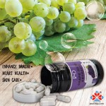 Premium Adult Grape Seed Extract Capsules 400mg Potent Antioxidant Herbal Supplement for Beauty