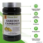 Garcinia Cambogia Weight Loss Capsules Suitable for Adult Men Women Fast Fat Burning Carbohydrate Absorption Blocker Beauty Product Safe Use