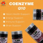 OEM Custom Coenzyme Q10 Vegan Enzyme Supplement Softgel Capsules - Antioxidant Immune Support 60 Capsules/Bottle Youth
