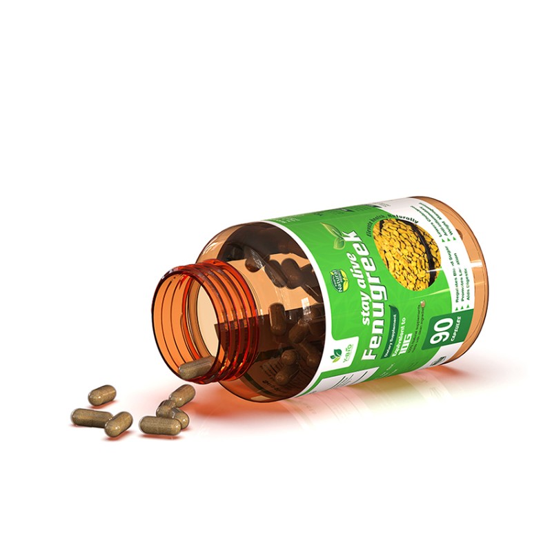 Youth Bulk Supply Fenugreek (Trigonella Foenum-Graecum) Extract 20:1 1000mg Capsules for Adult Use - Metabolism Support Antioxidant