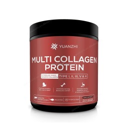 Multi Collagen Powder with Hydrolyzed Grass-Fed All-in-One Super Bone Broth + Polypeptides