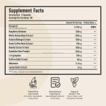 Private Label Nighttime Burn Supplement Raspberry Ketone Green Coffee Bean Fenugreek Cactus Melatonin 60 Vegan Capsules