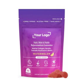 OEM Mushroom Gummies Natural Ashwagandha Supplement Adult Sugar-Free Gluten Artificial Color Vegan Friendly