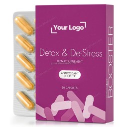 30 Capsules Detox Stress Relief Antioxidant Booster Support Growth Hair Growth Supplement Curcumin Zinc Grape Seed Extract