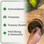 Private Label Green Apple Flavor Children's Super Vegetable Gummies Multivitamin Picky Eaters Probiotic Immune Support