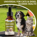 Pet Health Supplement Liquid Quercetin Drops Pet Supplements and Vitamins Dog Instant Relief