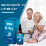 Private Label Organic Iodine Liquid Drops Pure Iodine Vitamin Supplement Thyroid and Immune Energy Safe Pregnant Women