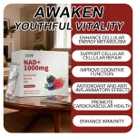 Stock NAD+ Berry Flavor Drink Instant Drink Powder Supplement from Manufacturer Supply Vitamin