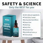 OEM Private Label Keto Herbal Detox Oral Liquid Diet Drops Fat Burner Supplement Adult Not Pregnant Women