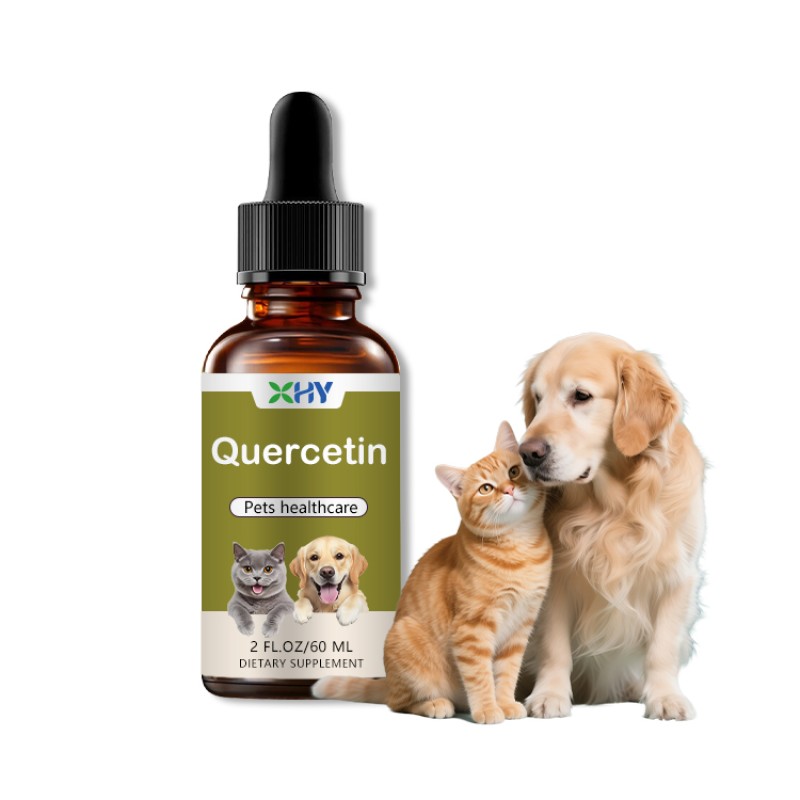 Pet Health Supplement Liquid Quercetin Drops Pet Supplements and Vitamins Dog Instant Relief