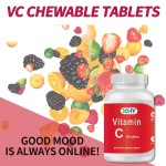 OEM/ODM Antioxidant Whitening Chewable Tablets with Vitamin C Supplement for Adults