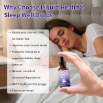 Private Label Melatonin Drops Improve Sleep Mood Relaxation Faster Sleep - Stay Asleep Longer Vitamin Type Not for Newborns