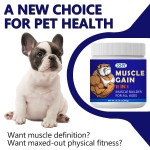 Pet Muscle Enhancement and Strength Support Soft Chews Pet Nutritional Supplement Canine Muscle Enhancement