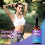 Private Label Natural Keto Herbal Detox Fat Burner Supplement Adult Oral Liquid Diet Drops Health Supplement Detox Effect