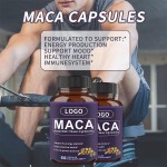 Private Label 7 Natural Ingredients Ashwagandha Maca Capsules Adult Custom Formula