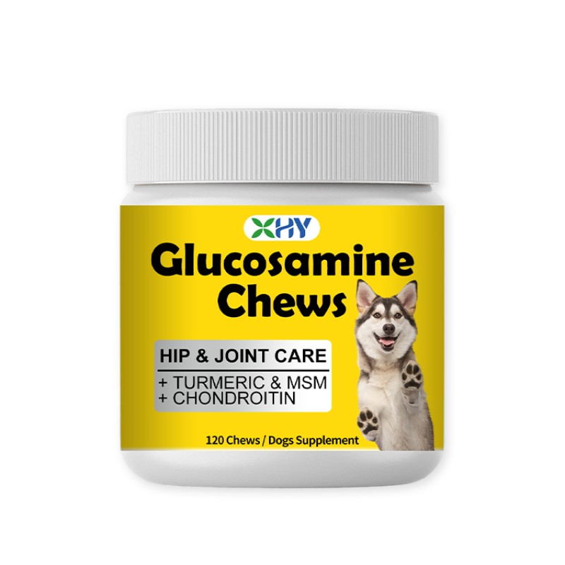 Wholesale Hip and Joint Dog Chews Glucosamine Soft Chews Vet Health Turmeric Glucosamine Chews