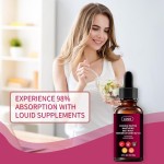 Private Label Organic Turmeric Hawthorn Cayenne Extract Vitamin D3 K2 Beetroot Oral Liquid Drops Adult 60ml