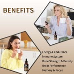 Organic Himalayan Shilajit Resin Drops 85+ Trace Minerals Fulvic Acid Adult Energy Drink Supplement