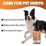 Private Label Pet Joint Hip Drops Supplement Liquid Drops Enhance Mobility Support Joint Health Drops