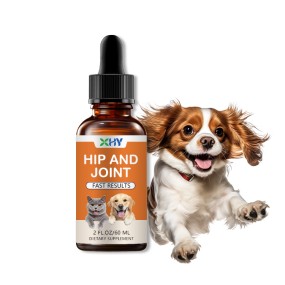 Private Label Pet Joint Hip Drops Supplement Liquid Drops Enhance Mobility Support Joint Health Drops