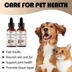Wholesale Premium Collagen Drops Dog Cat Oral Liquid 60ml Collagen Biotin Hyaluronic Acid Drops