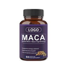 Private Label 7 Natural Ingredients Ashwagandha Maca Capsules Adult Custom Formula