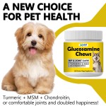 Wholesale Hip and Joint Dog Chews Glucosamine Soft Chews Vet Health Turmeric Glucosamine Chews