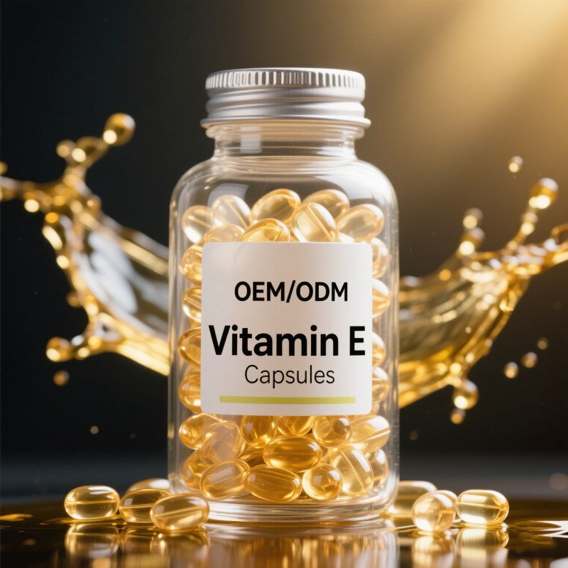 Oem New Product Customization Bag Pack Vitamin E Oil Capsules for Face  for Hair-Protection