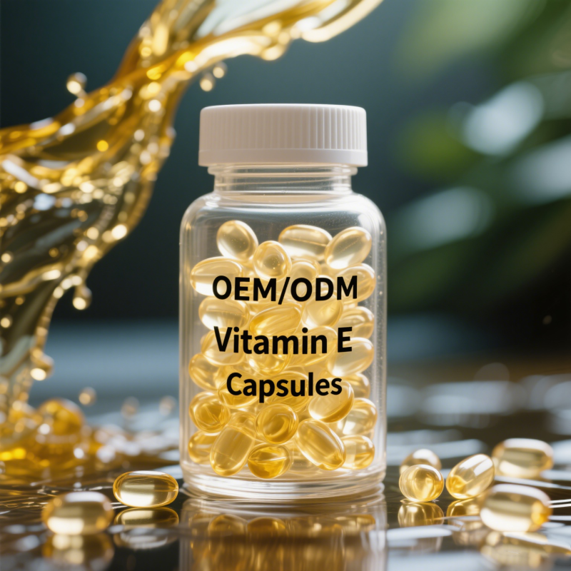 OEM Daily Skin Care Vitamin E Wholesale Vitamin E Oil Softgel Capsule for Daily Supplement