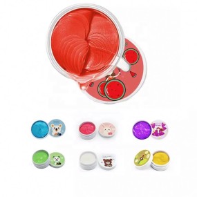 Oem热卖天然水果萃取胶原蛋白鲜丝滋养嫩滑保湿眼罩