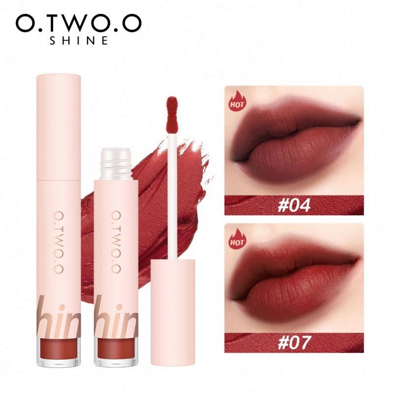 Private Label 8 Color Glaze Velvet Lipstick Matte Stick Long Lasting Waterproof Lip Mud