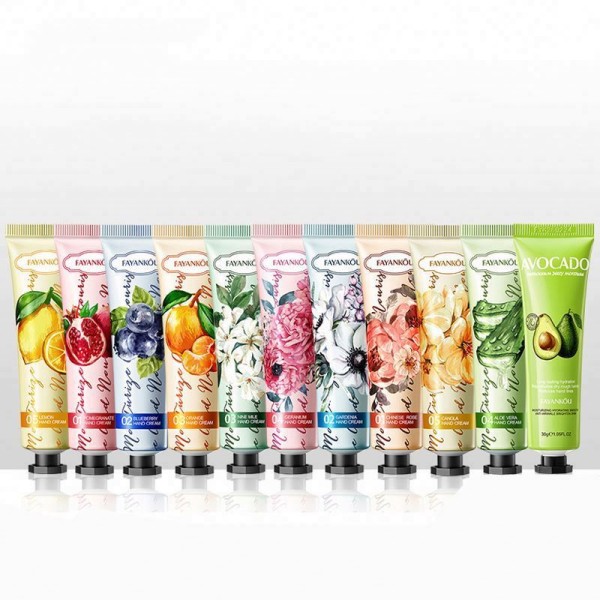 护手霜化妆品保湿天然抗衰老护手霜管有机美白自有品牌定制乳液