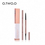Oem O.Two.O私人标签6色热销防水薄定义素食眉毛3D金眉笔