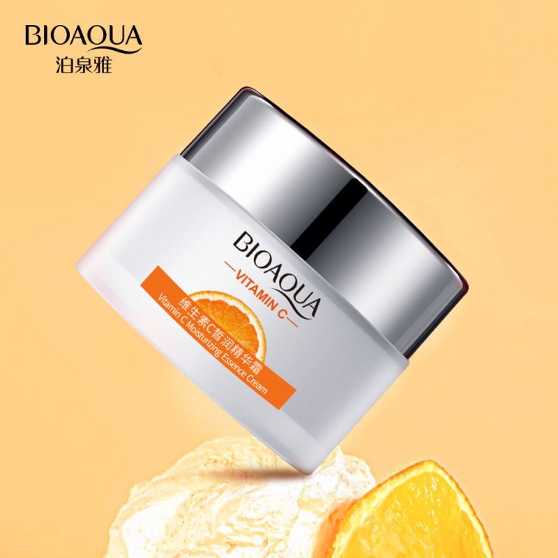 50g  Care Product Clear Absorption Non-sticky Delicate Skin Moisturizing Vitamin C Face Cream