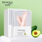 批发BIOAQUA鳄梨烟酰胺保湿面膜去角质，改善干燥足部修复产品