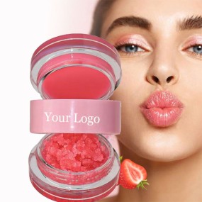 factory 2 1 and Balm Set Wholesale Organic Mask Sugar Lip Scrub Without Logo In Stock Can Custom Fragrance Free